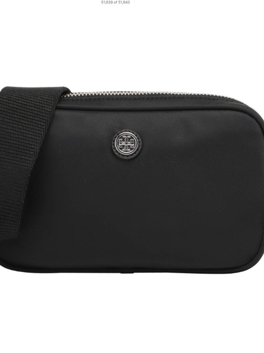 Authentic‼️Tory Burch Virginia Belt Bag 149530 Black Nylon